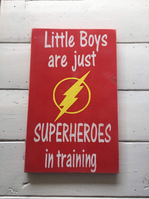 Superhero signs - Gift for kids - Gift for boys - Superhero decor - Boys room decor - Knot In Your House