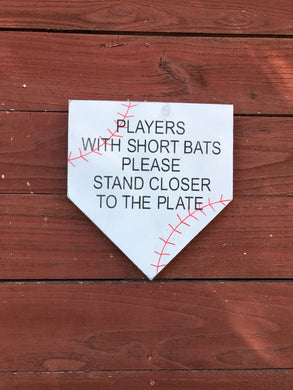 Rustic Baseball Sign - Funny bathroom signs - Baseball signs - Wooden bathroom sign - Knot In Your House