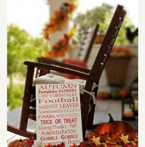 Autumn Wood Sign Pumpkins Hayrides - Knot In Your House