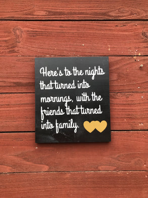 Friend sign - Friendship sign - BFF sign - Gift for friend - Home decor - Knot In Your House
