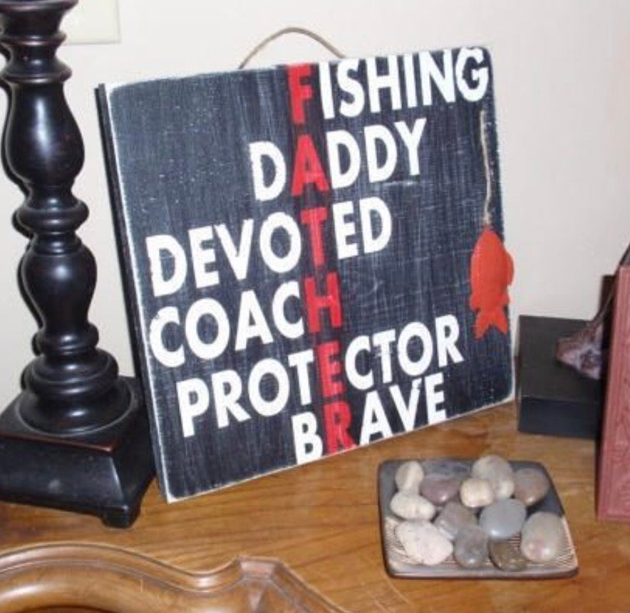 wood sign for dad - sign for dad - birthday gift for dad - gift for dad - fathers day gift - Knot In Your House