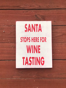 funny wine sign - wine sign for xmas - christmas wine sign - christmas gift for wine lover - christmas gift - Knot In Your House